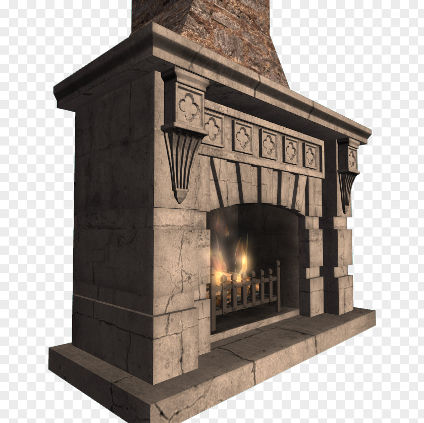 Garland Middle Ages Fireplace Hearth Chimney Masonry Oven PNG