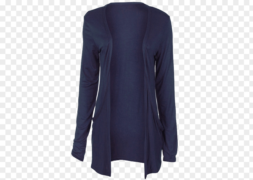 Cardigan Sweater Navy Blue Sleeve PNG