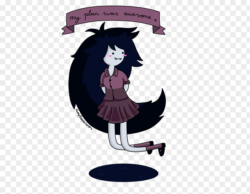 Marceline The Vampire Queen Illustration Black Hair Product Character Animated Cartoon PNG