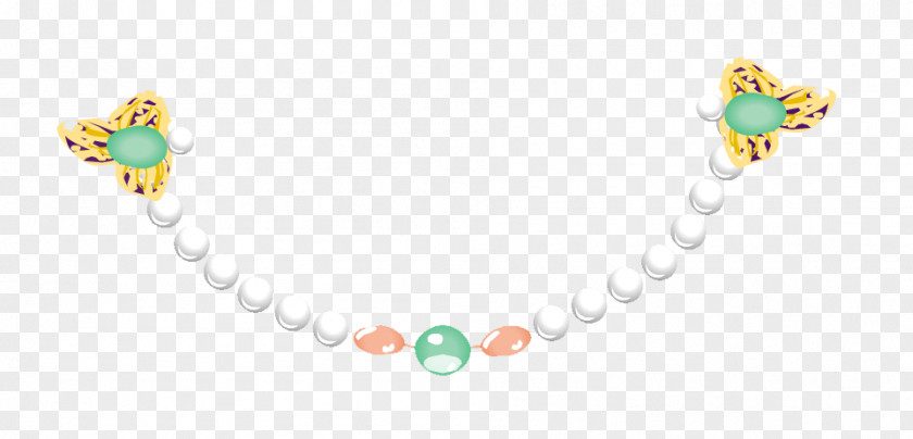 Necklace Cartoon Pattern PNG