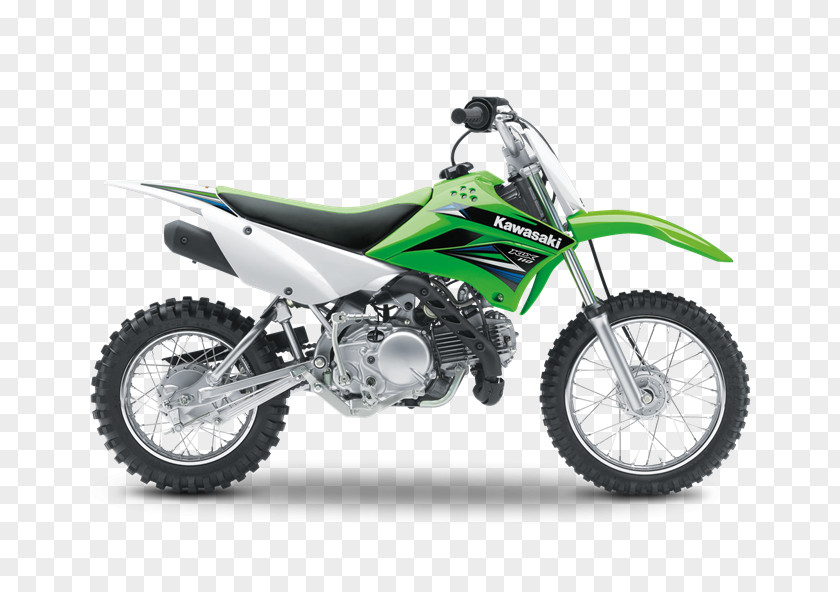 Small Motorcycle Kawasaki KLX 110 Motorcycles Heavy Industries 140L PNG