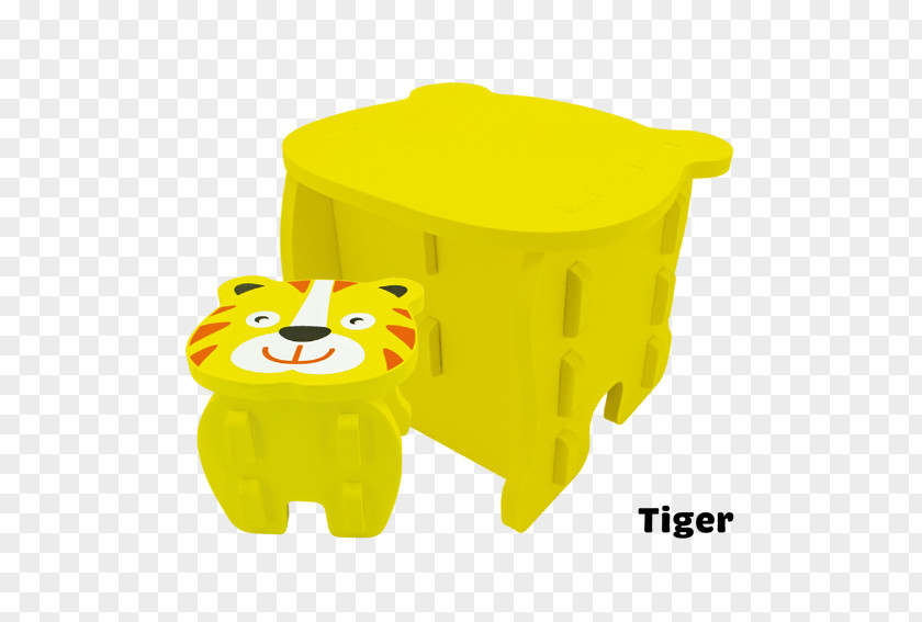 Table Lion Tiger Animal Stool PNG