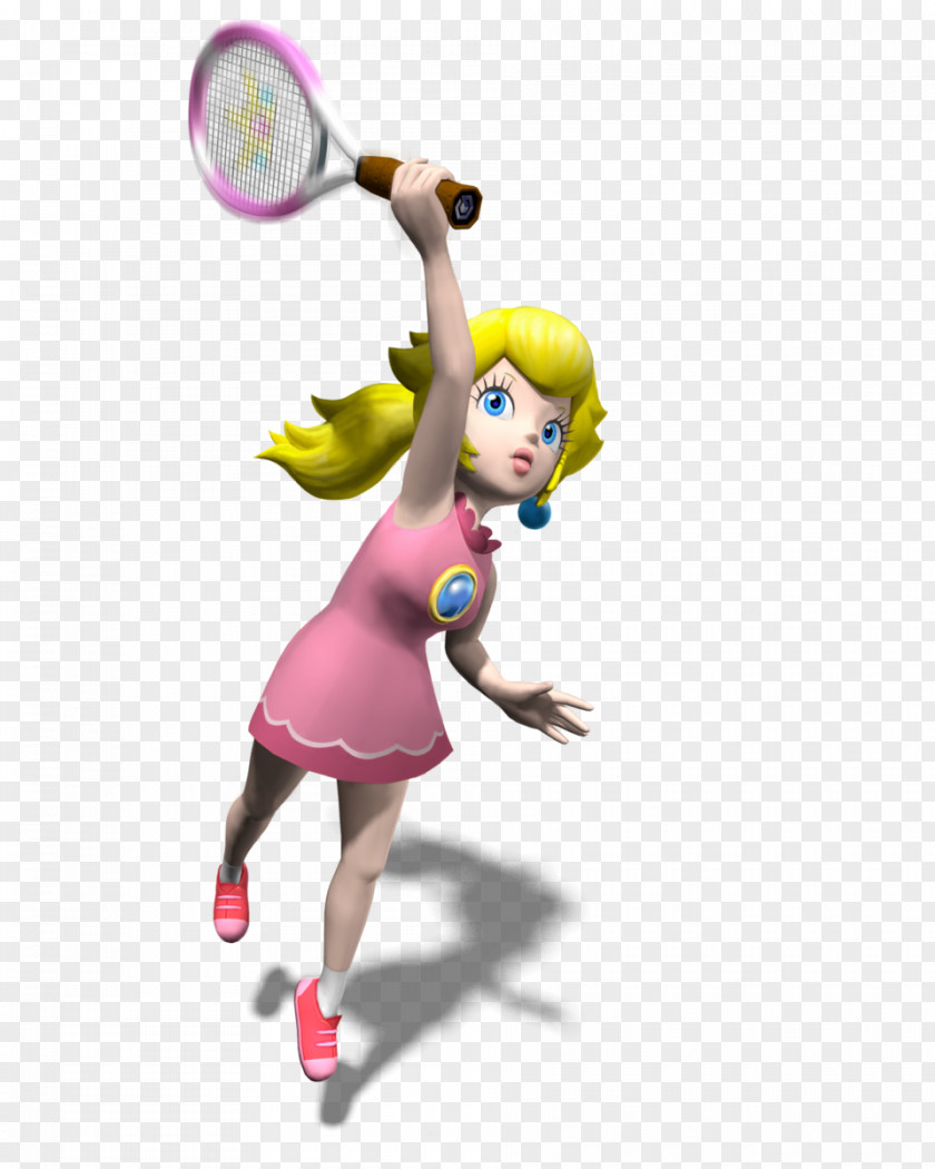 Tennis Mario Power Princess Peach Daisy PNG