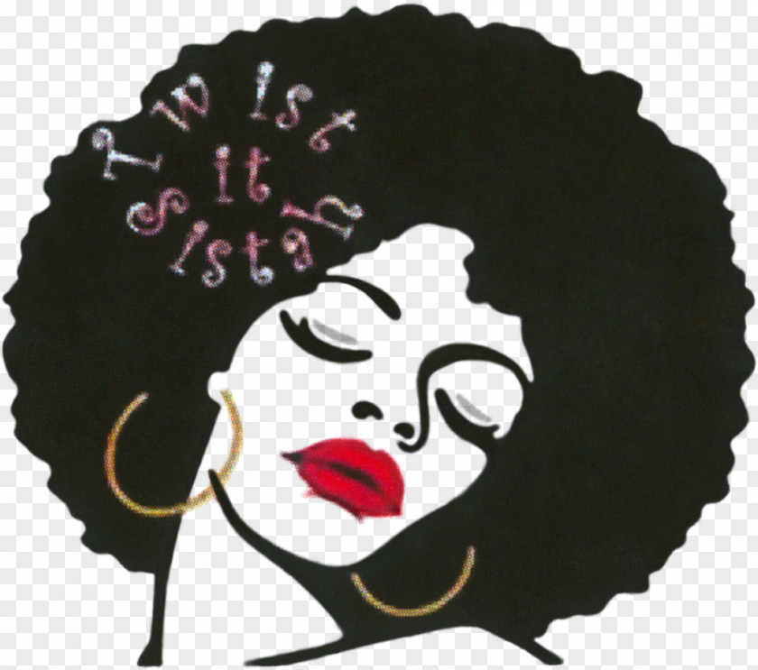 Black Woman Afro-textured Hair Hairstyle Clip Art PNG