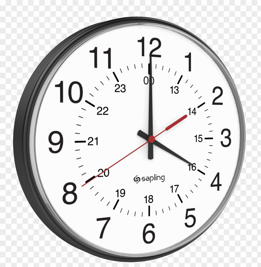 Clock Face Alarm Clocks Digital Howard Miller Round 15 3 4 Wall PNG