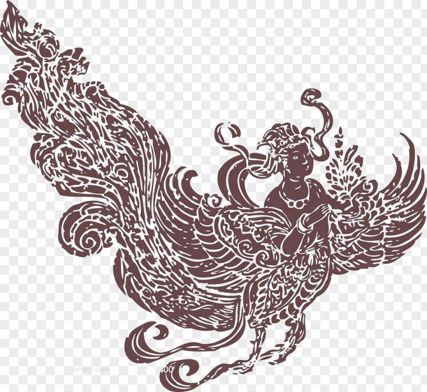 God Fenghuang Clip Art PNG