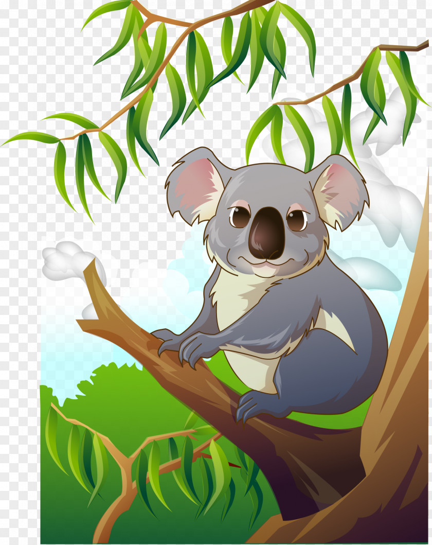Lovely Koala Clip Art PNG