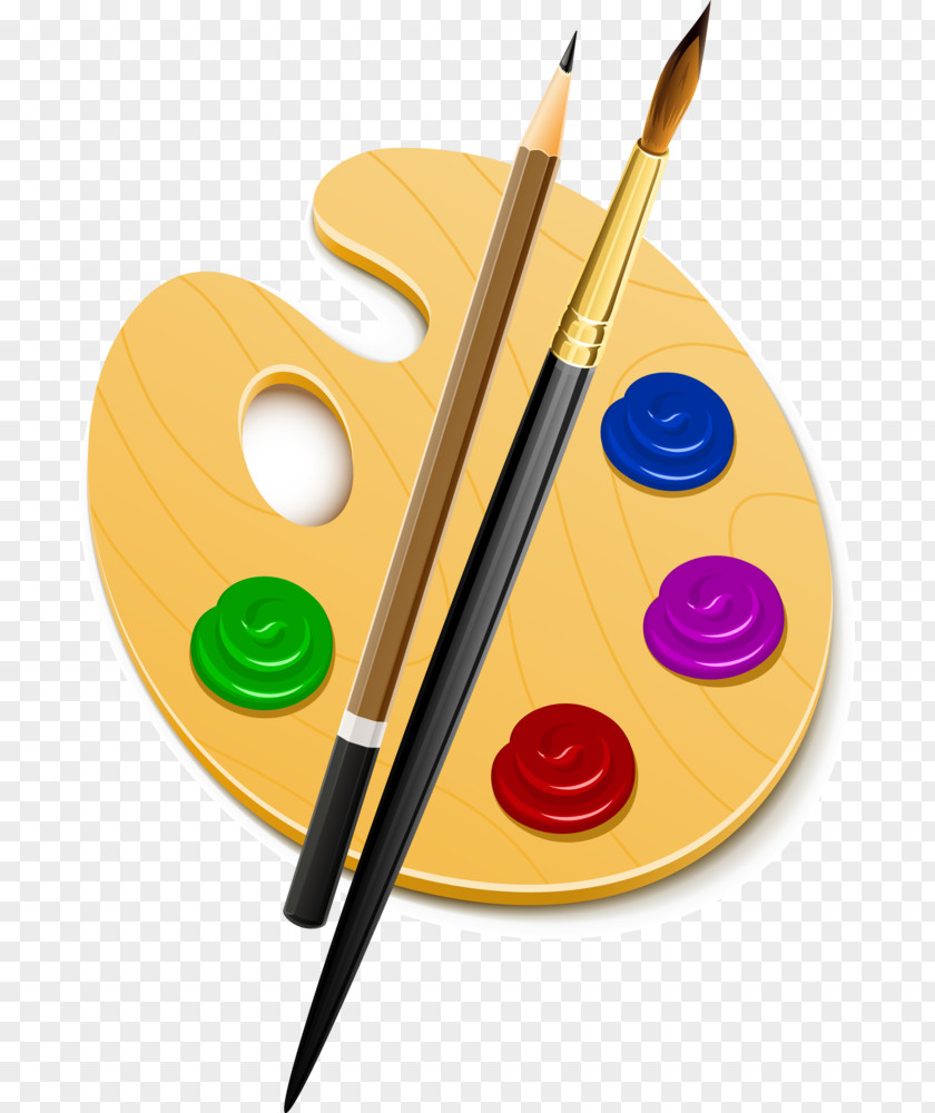 Painting Palette Watercolor Drawing PNG