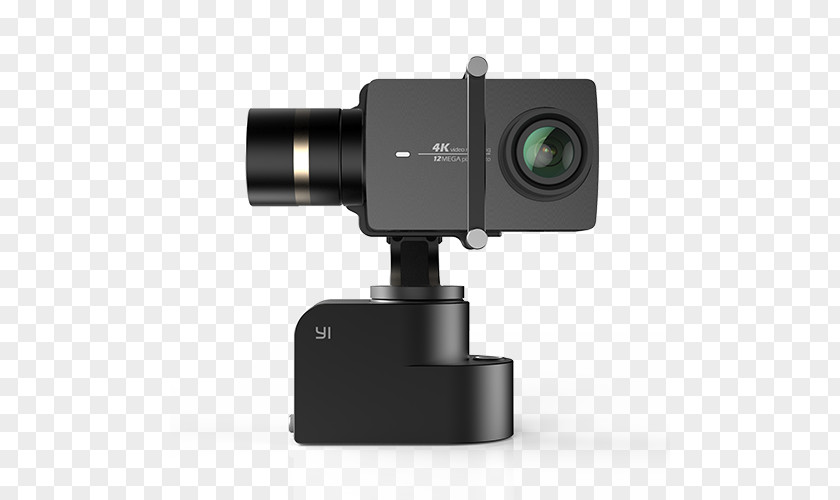 Camera Gimbal YI Technology 4K Action 4K+ Pan–tilt–zoom PNG