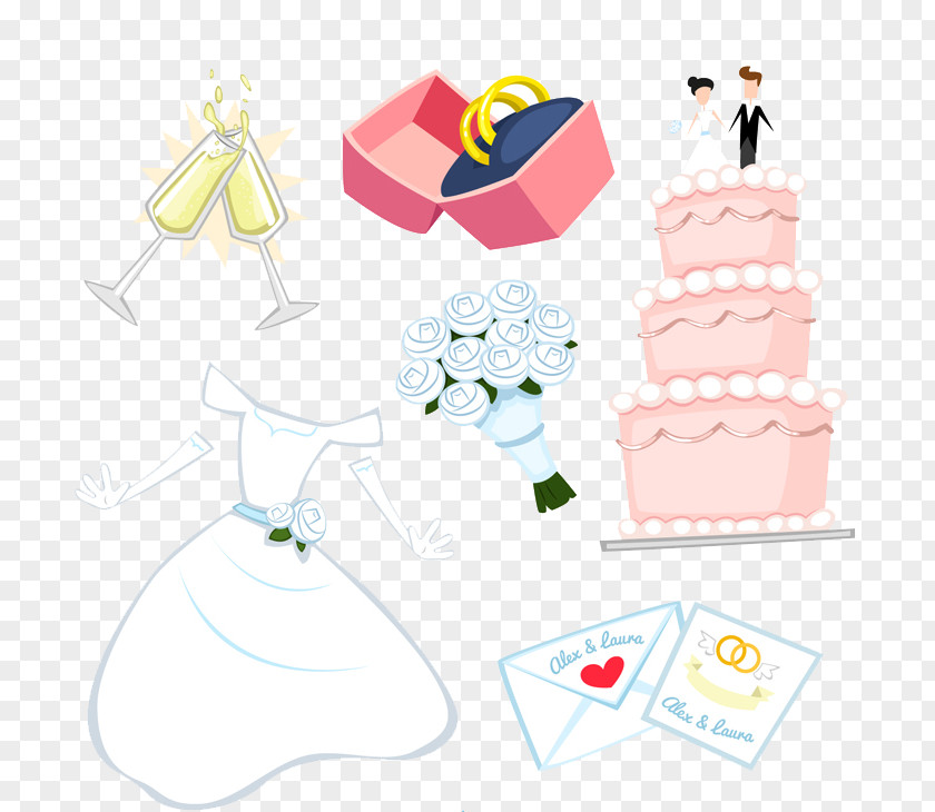 Cartoon Wedding Marriage Bridegroom PNG