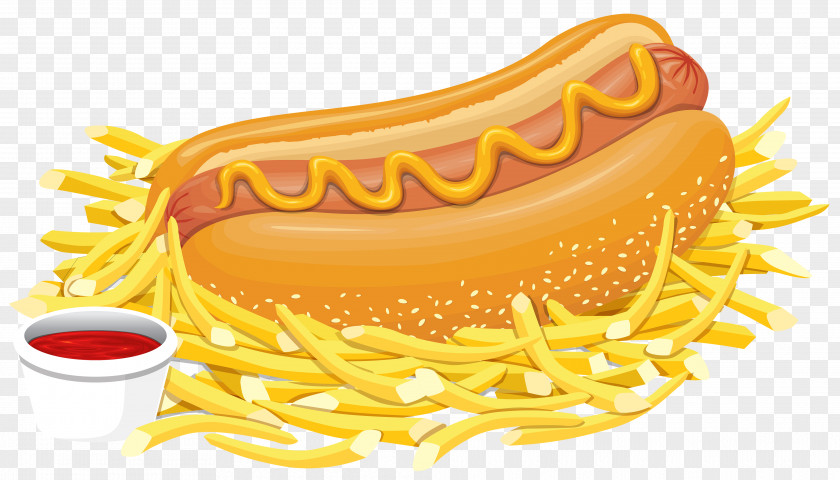Hot Dog French Fries Fast Food Hamburger Fried Chicken PNG