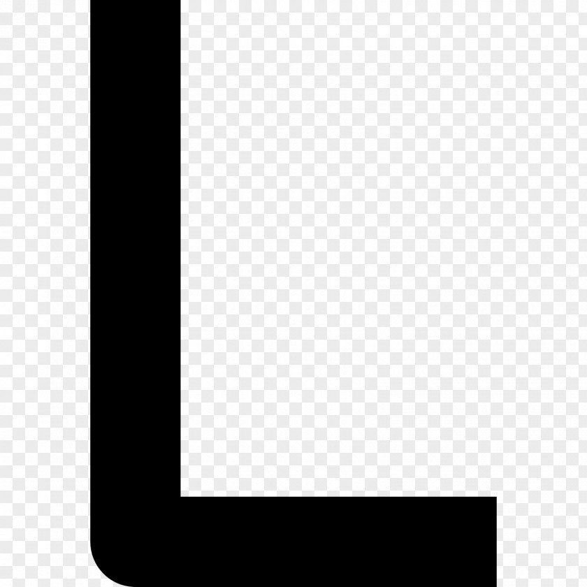 Letter L Alphabet Font PNG