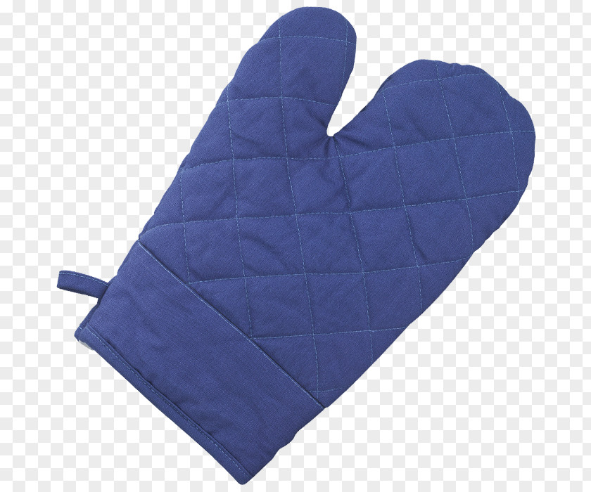 Oven Mitt Cobalt Blue Glove PNG