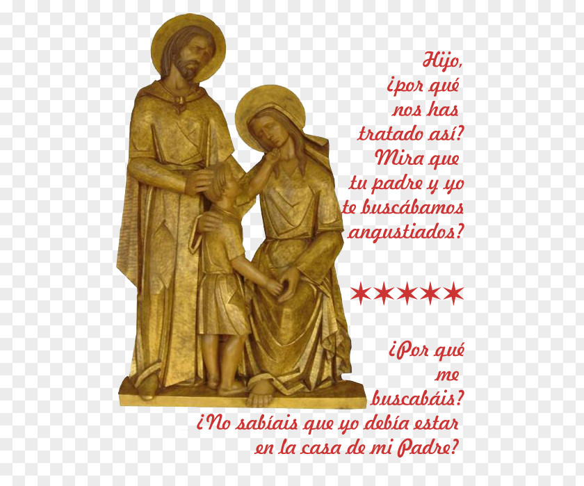 Sagrada Familia Família Prayer Goigs Child Statue PNG