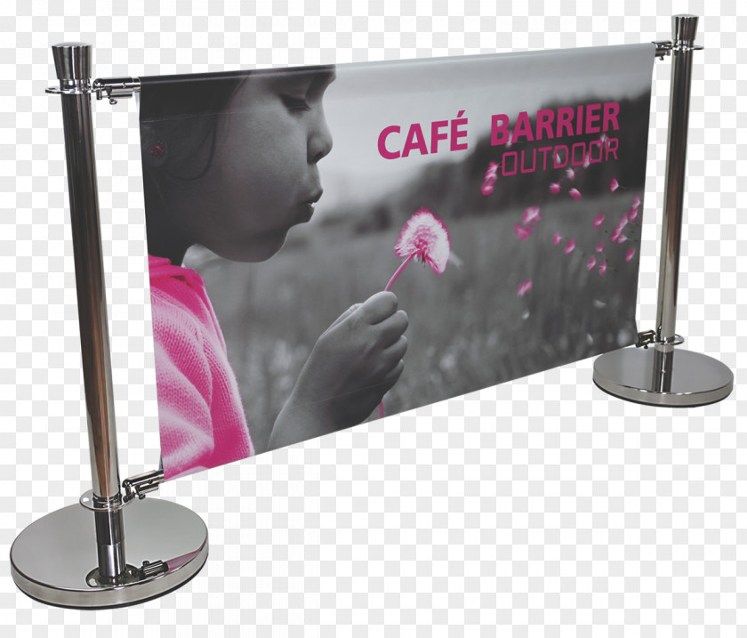 Cafe Banner Printing Promotion Sales Display Stand PNG