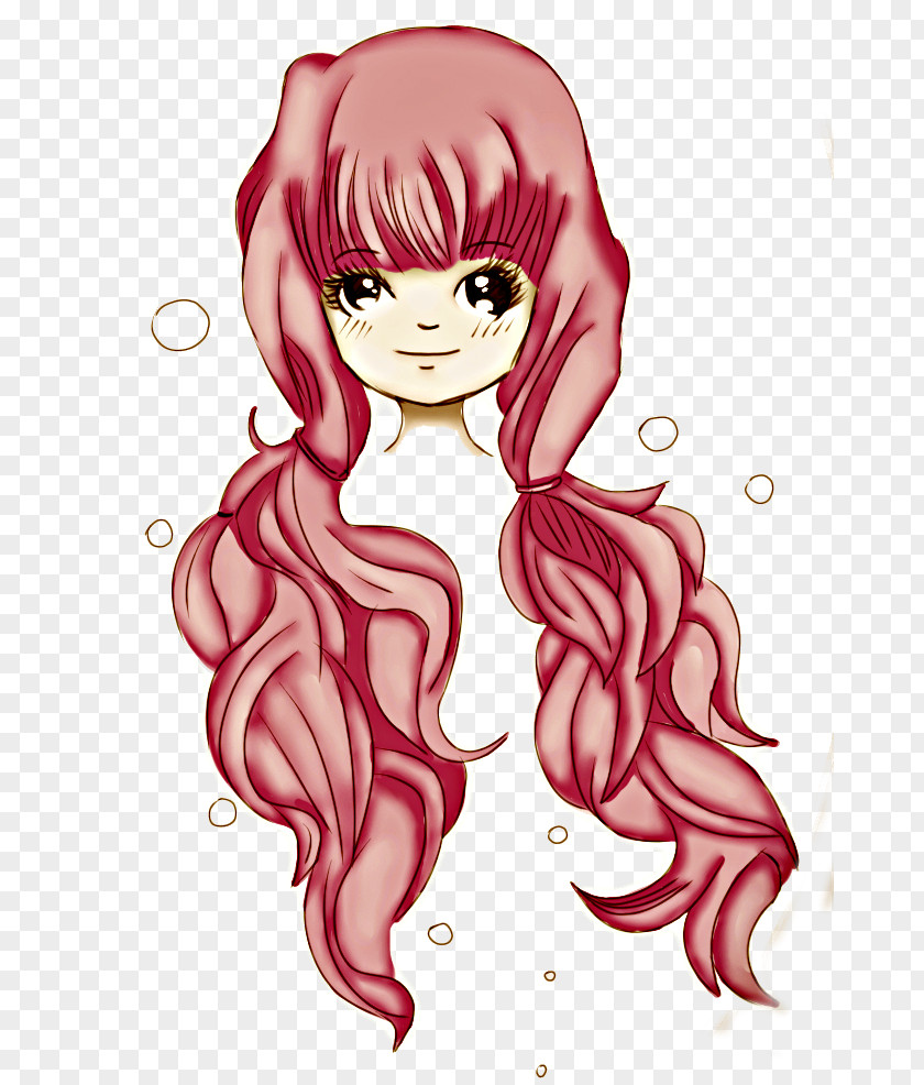 Long Hair Hairstyle Face Coloring Arm PNG