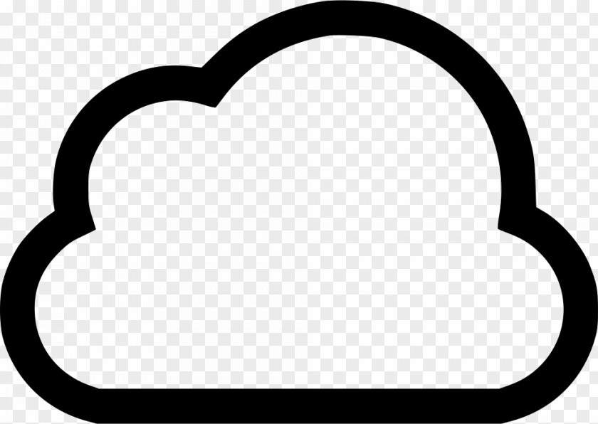 M LineCloud Icon Free Icons Clip Art Black & White PNG
