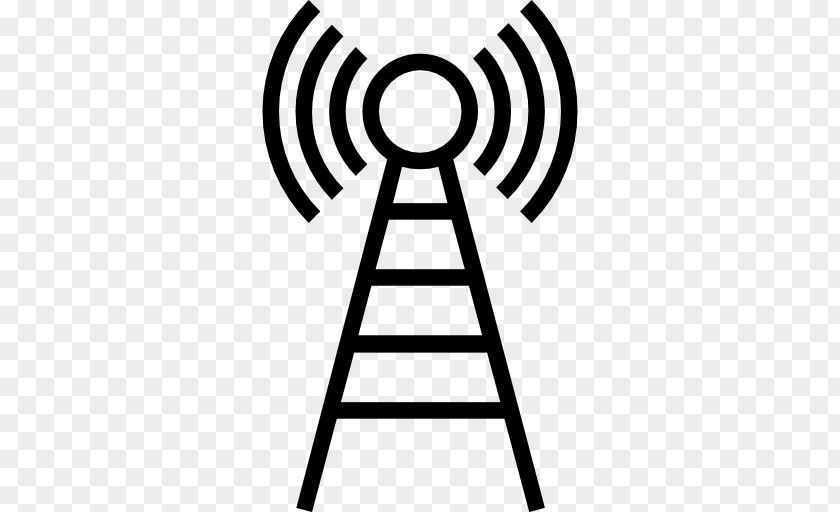 Radio Telecommunications Tower Aerials PNG