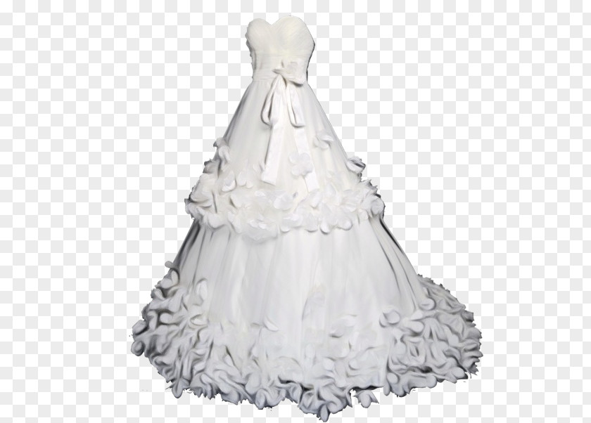 Wedding Dress Satin Shoulder Gown PNG