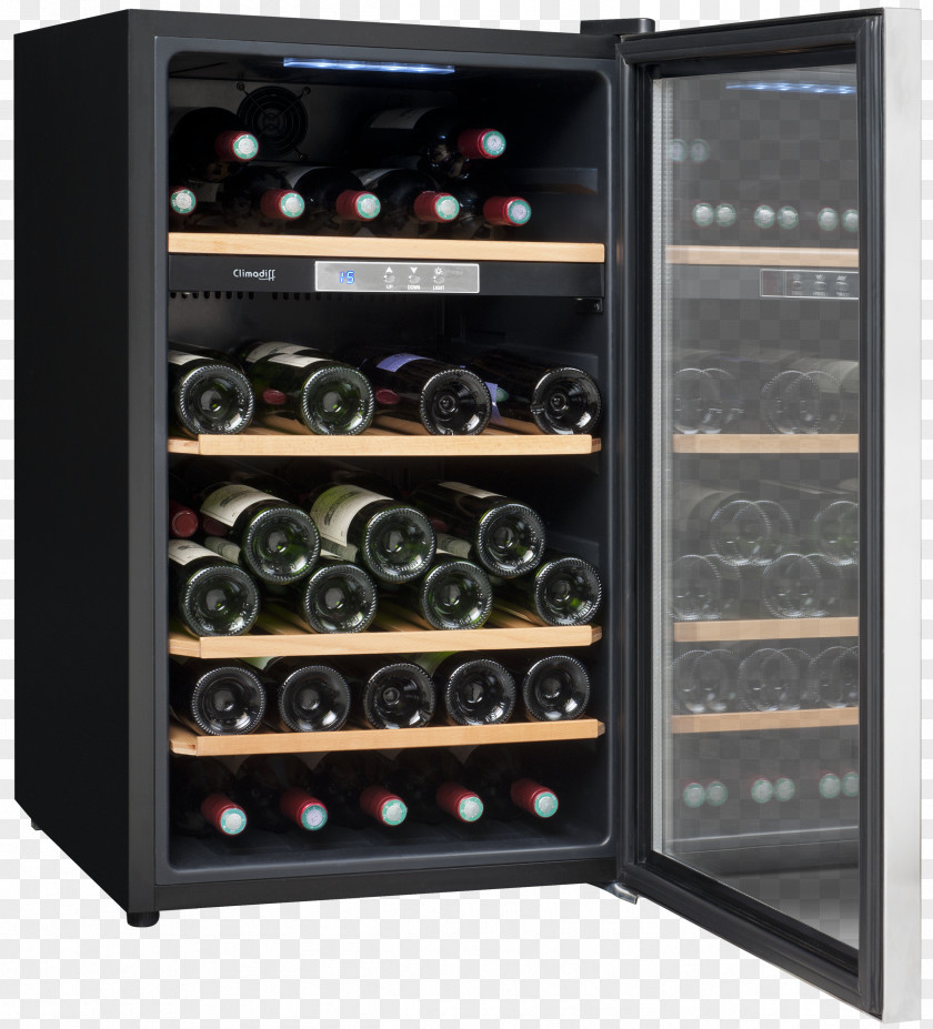 Wine Cooler Climadiff Bottle Cellar PNG