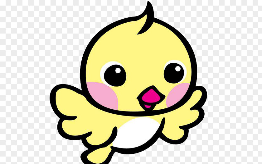 Chick Bird Chicken Cartoon Nail PNG