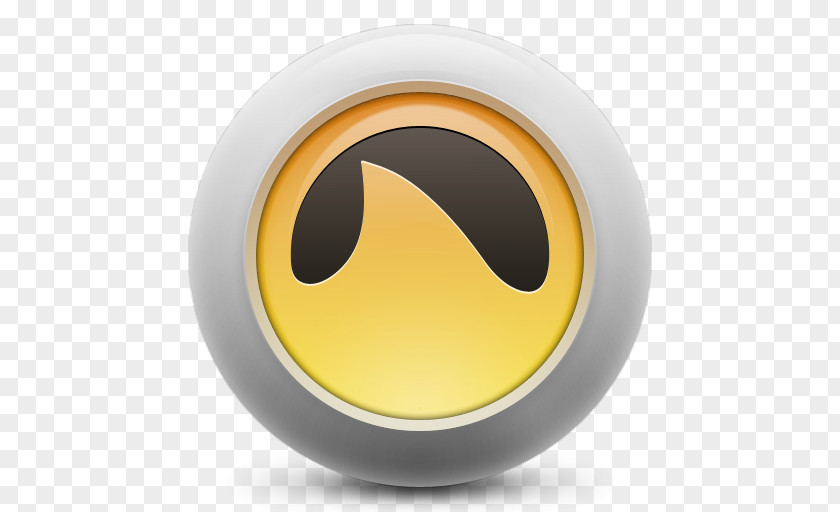 Grooveshark Circle Yellow Font PNG