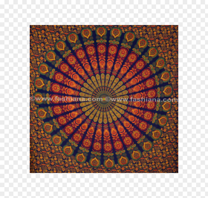Tapestry Bohemianism Hippie Mandala Bed Sheets PNG