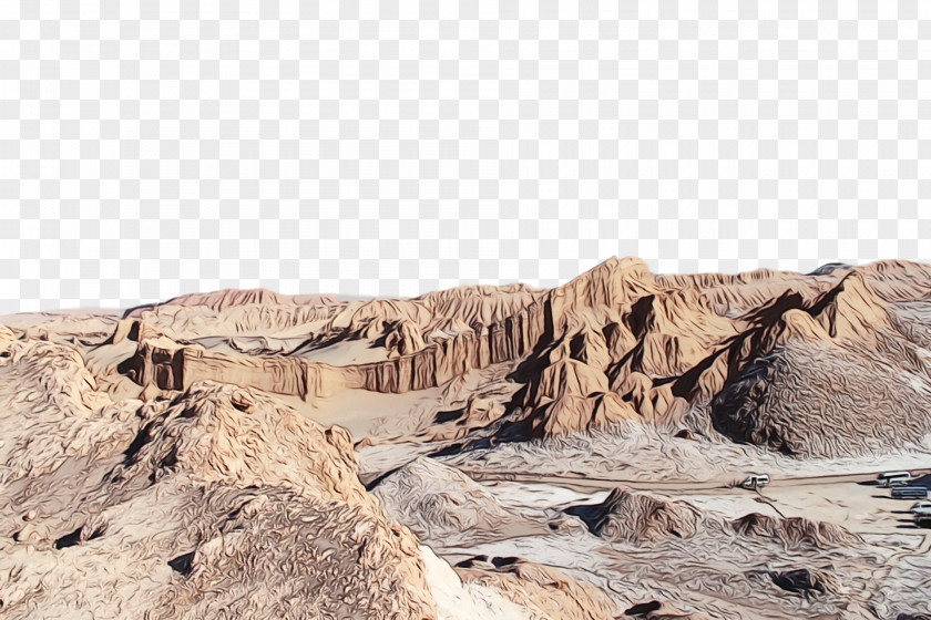 Atacama Desert San Pedro De Antofagasta Outcrop PNG