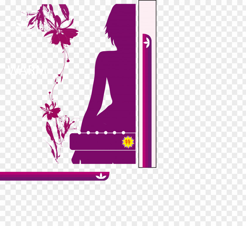 Soft And Elegant Goddess Promotional Material User Interface Illustration PNG