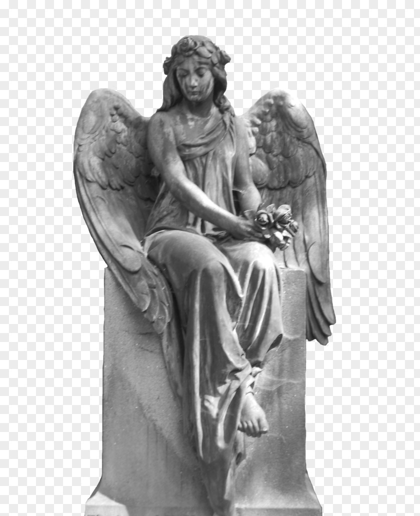 Statue Angel Monument Sculpture Figurine PNG