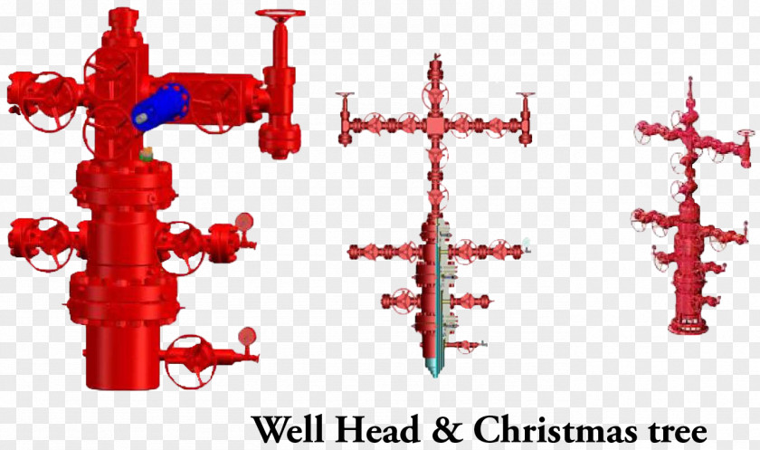 Christmas Tree Wellhead Completion Petroleum Subsea PNG