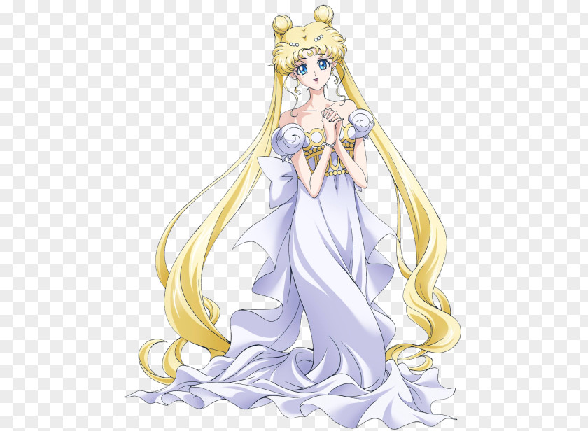 Crystal Sailor Moon Queen Serenity Chibiusa Saturn Mercury PNG