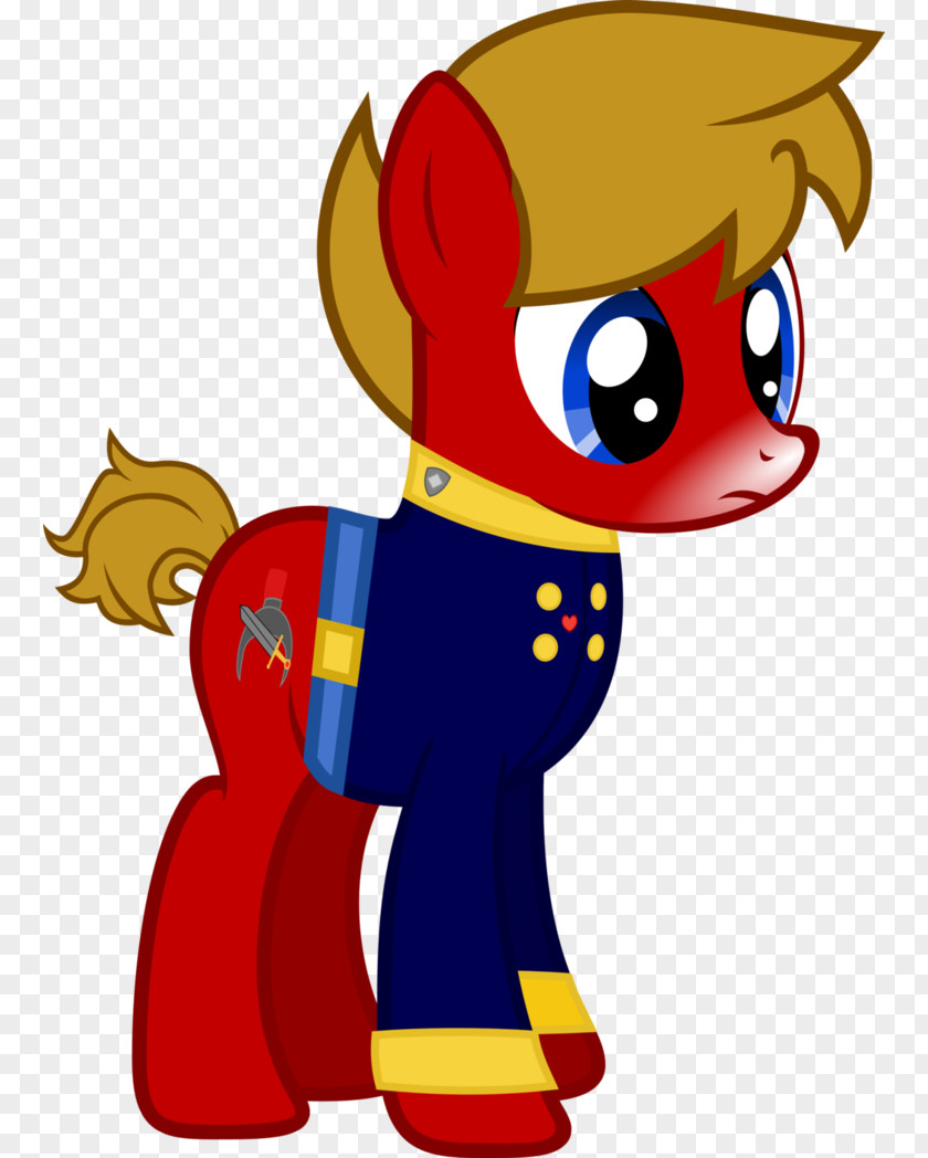 Pilot Uniform Horse Mascot Clip Art PNG