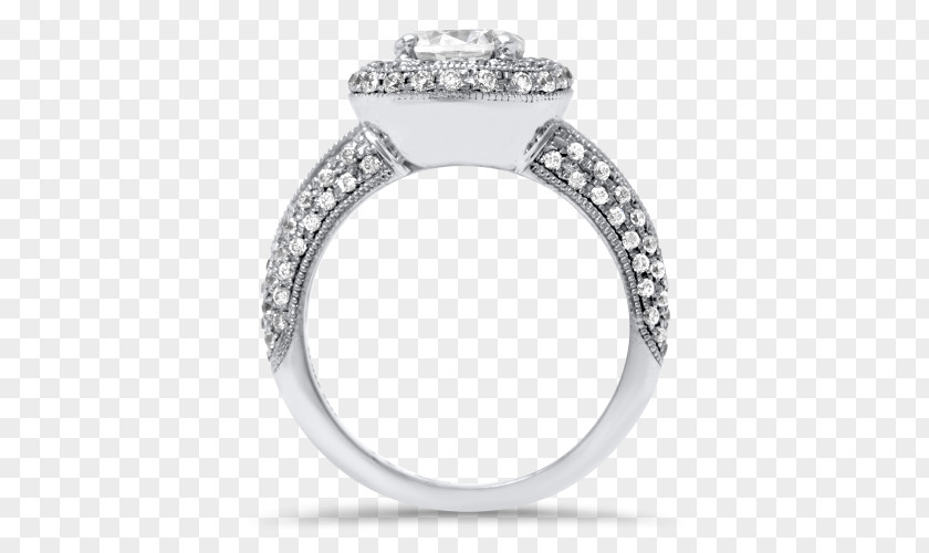 Ring Sylvie Collection Engagement Carat Diamond PNG