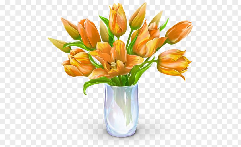 Tulip,vase Birthday Cake Gift Party Valentines Day PNG