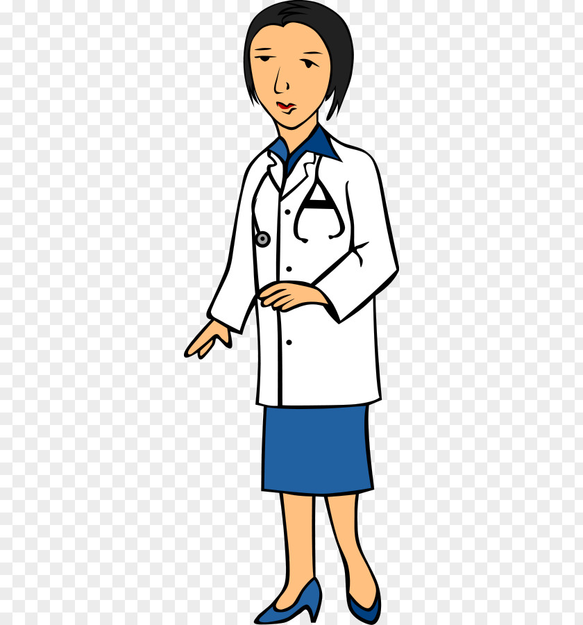 A Picture Of Doctor Physician Woman Clip Art PNG