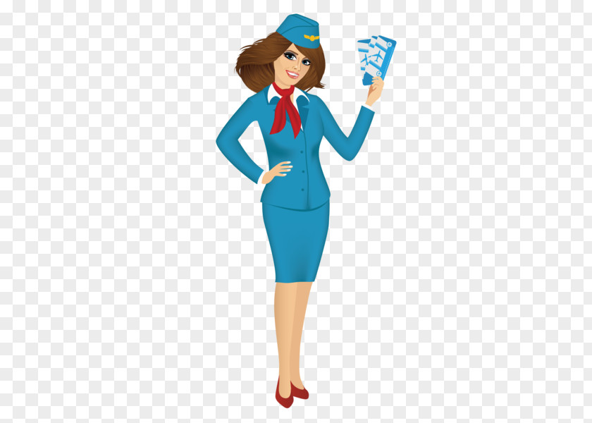 Airplane Flight Attendant Clip Art Vector Graphics PNG