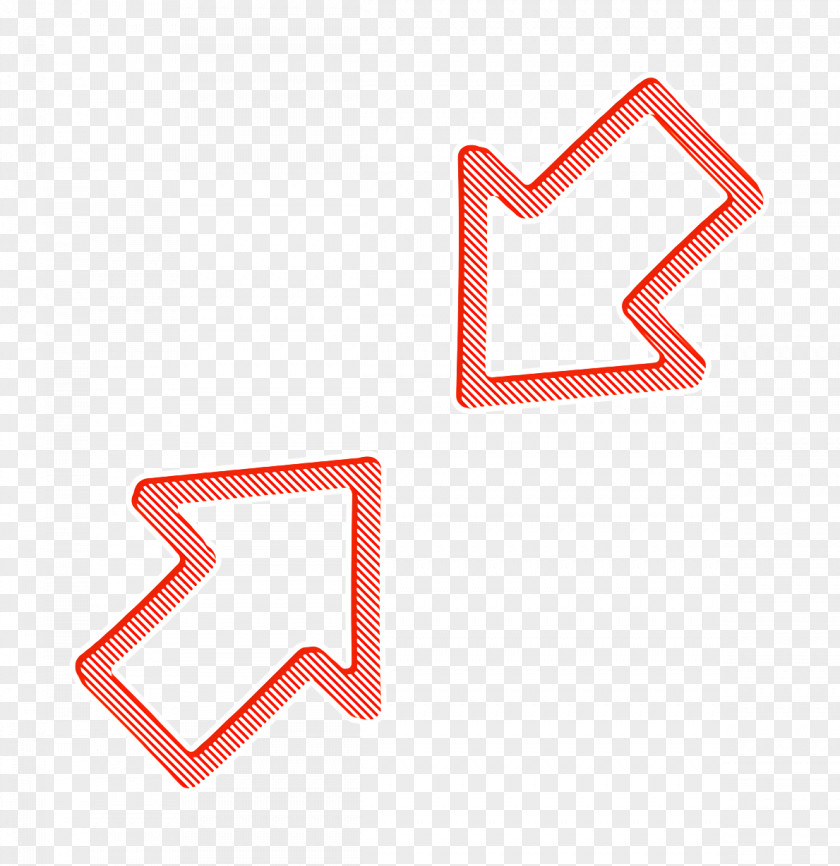 Arrows Icon Hand Drawn Interface Symbol Outlines PNG