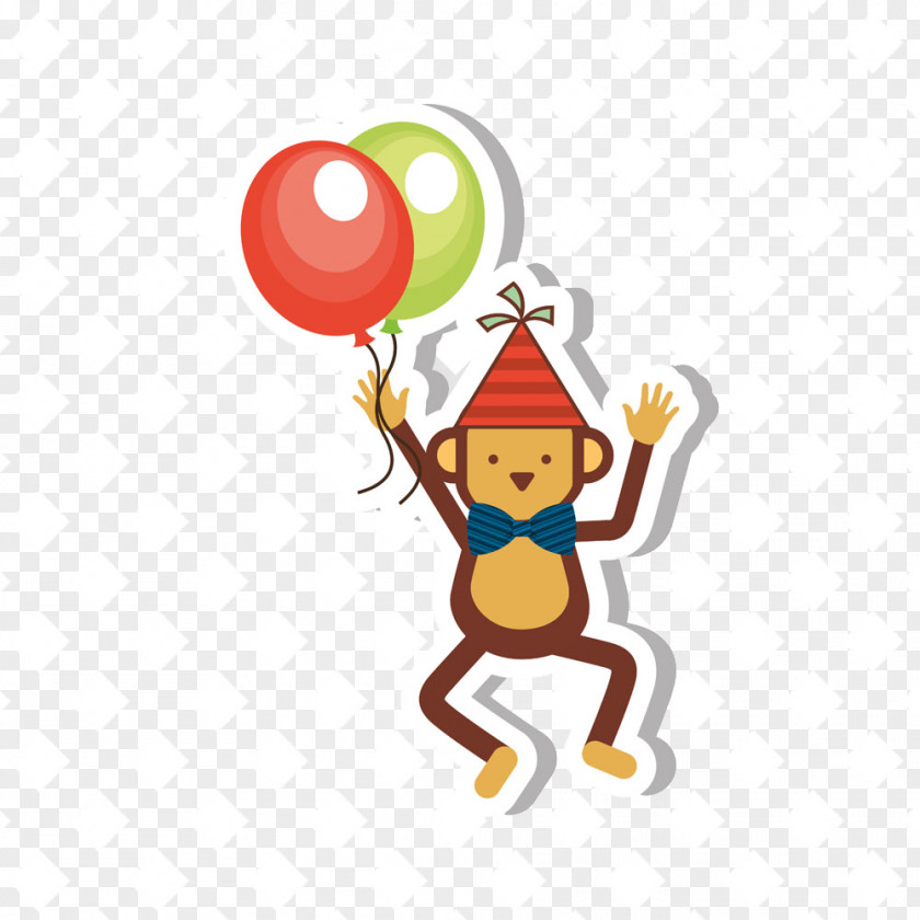 Ball Cartoon Monkey Royalty-free Illustration PNG