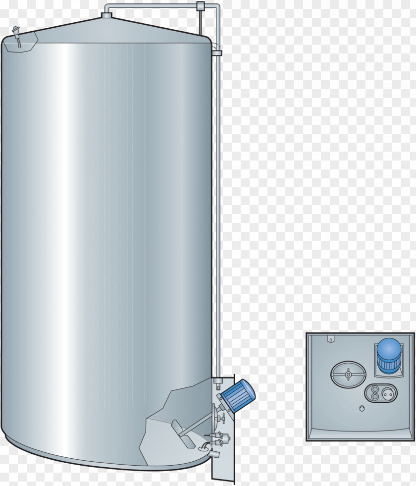 Milk Silo Storage Tank Dairy Cream PNG