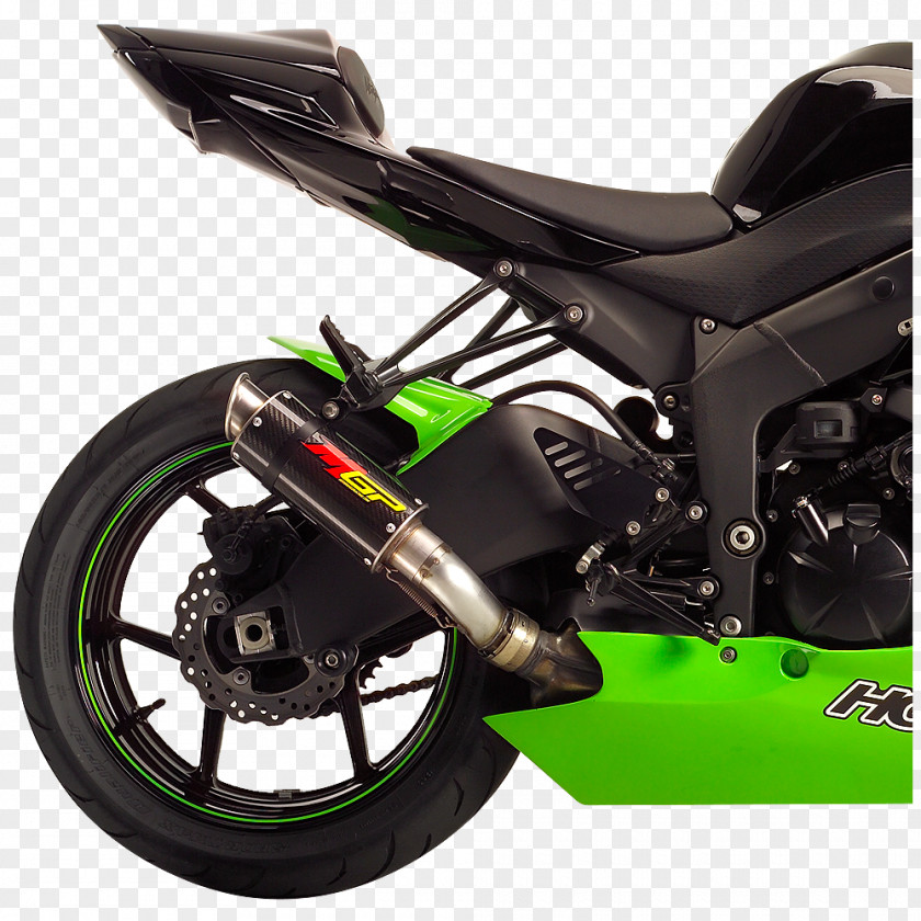 Ninja Zx6r Exhaust System Tire Motorcycle ZX-6R Kawasaki PNG