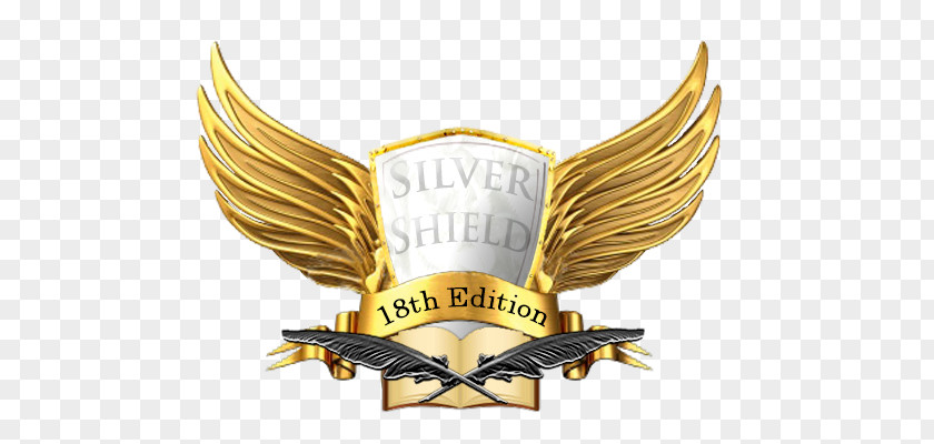 Silver Shield Logo Golden Eagle Brand Font PNG