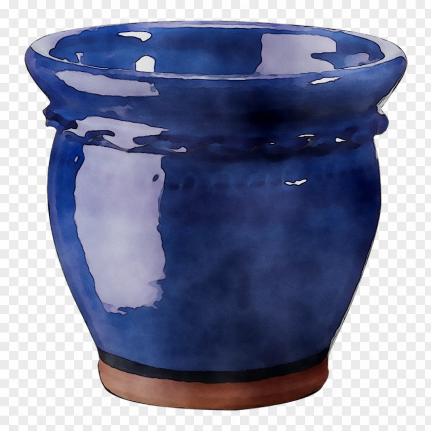 Vase Ceramic Pottery Product Cobalt Blue PNG