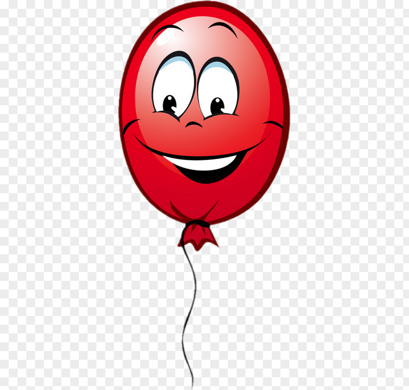 Cartoon Ballon Toy Balloon Smiley Birthday PNG