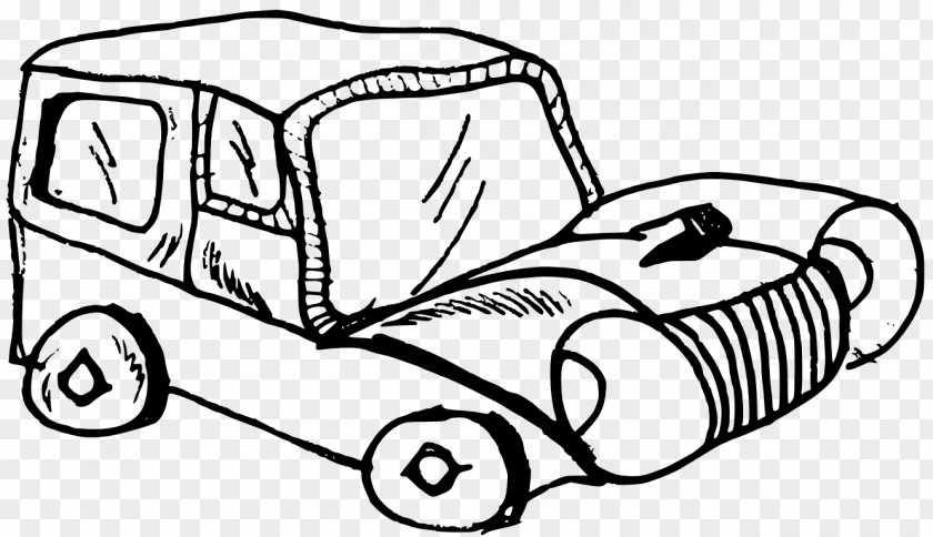 Cartoon Car Vintage Classic Clip Art PNG