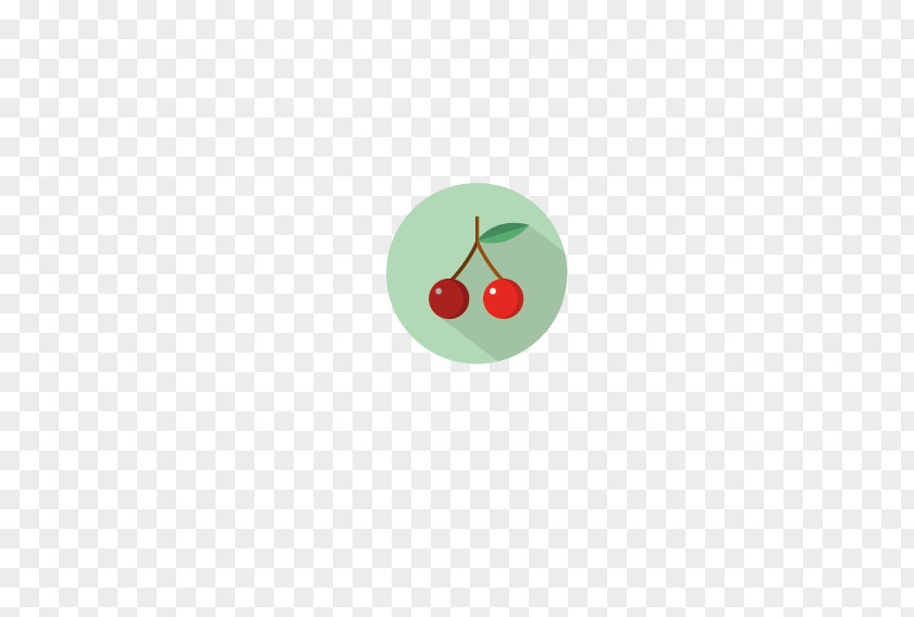 Cherry Green Circle Pattern PNG