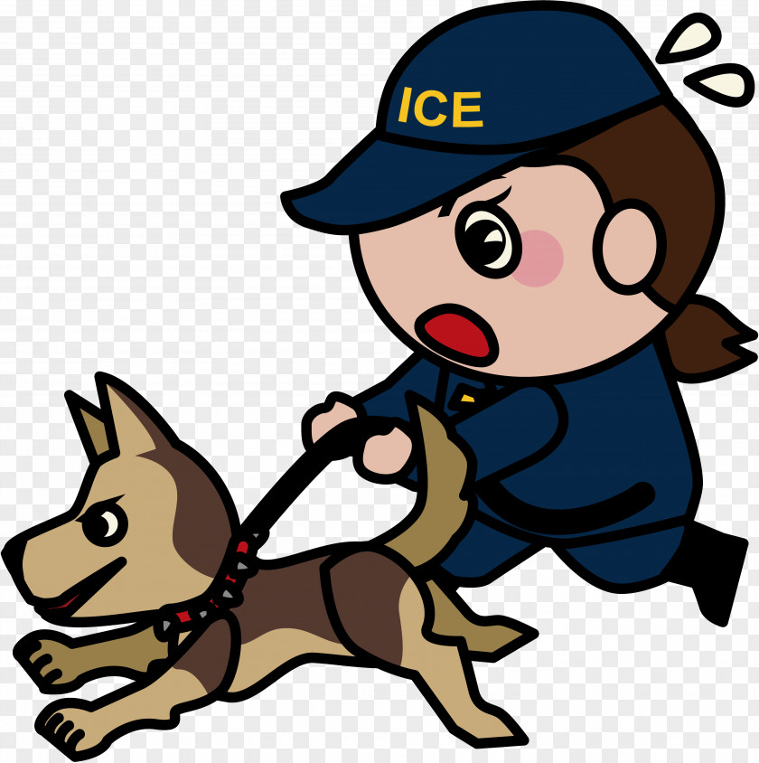 Police Dog Illustration Image PNG