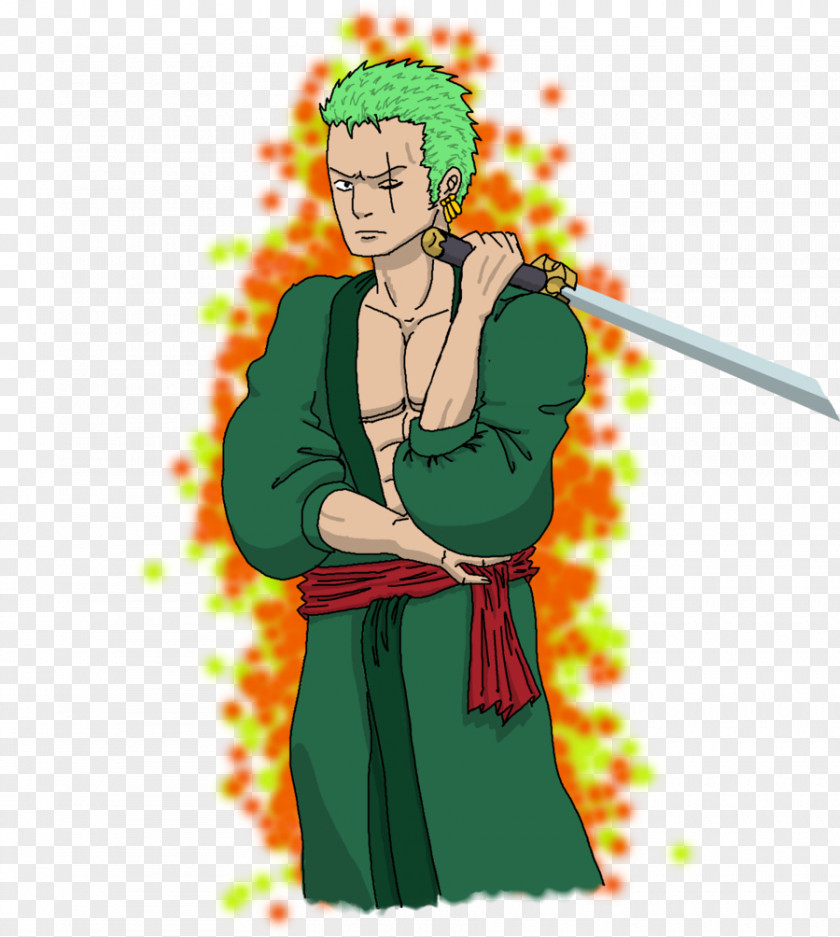 Rorona Zoro Green Legendary Creature Animated Cartoon PNG