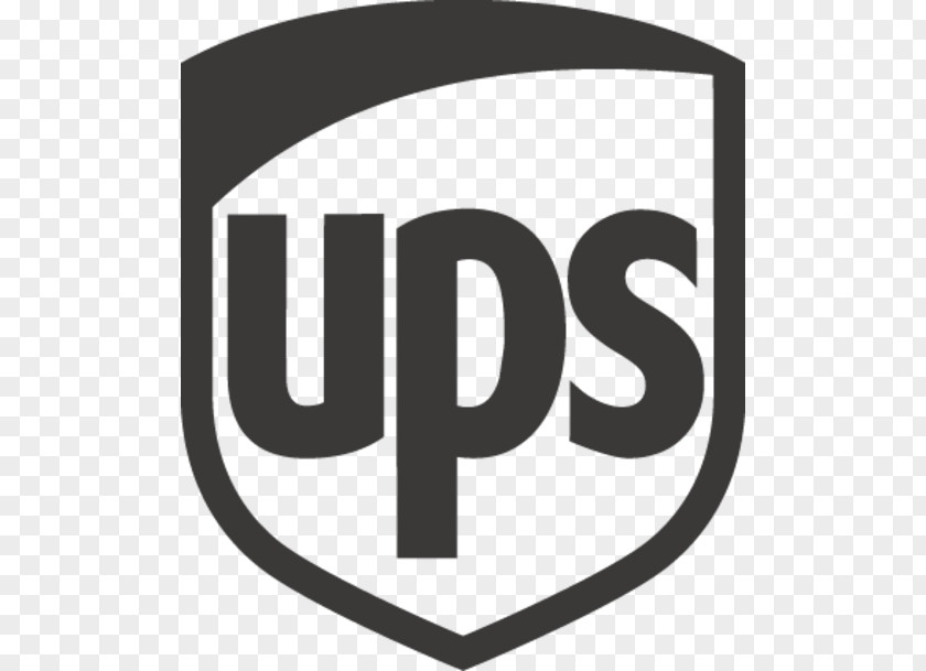 Ups Logo Black United Parcel Service Company Cargo States Postal PNG