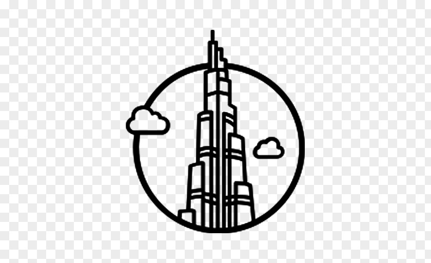 Burj Khalifa Al Arab Drawing PNG